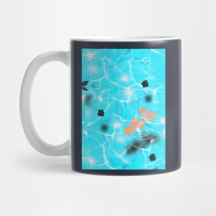 Swimming Koi Fish on Clean River Mug